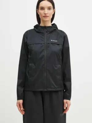 Columbia kurtka outdoorowa Crested Canyon Windbreaker kolor czarny 2116481