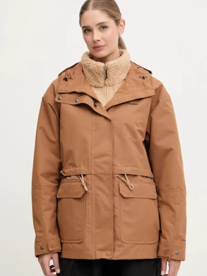 Columbia kurtka outdoorowa Drop Ridge IC kolor brązowy 2094761