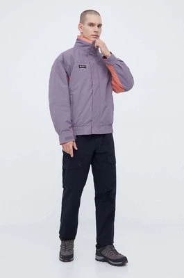 Columbia kurtka outdoorowa kolor fioletowy przejściowa