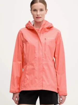 Columbia kurtka outdoorowa Pouring Adventure kolor różowy 2117191