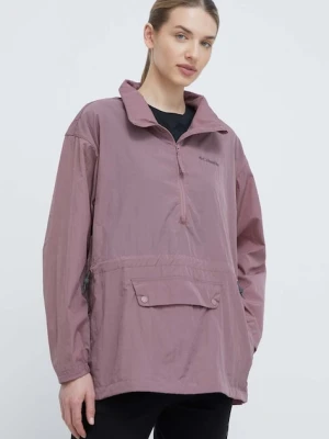 Columbia kurtka Paracutie damska kolor fioletowy przejściowa oversize 2071161