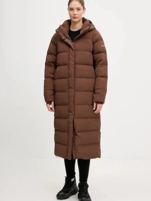 Columbia kurtka puchowa Amaze Puff kolor brązowy zimowa 2134894