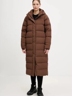 Columbia kurtka puchowa Amaze Puff kolor brązowy zimowa 2134894