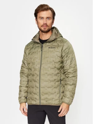 Columbia Kurtka puchowa Delta Ridge™ Down Hooded Jacket Zielony Regular Fit