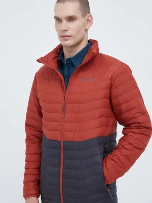 Columbia kurtka puchowa męska kolor czerwony zimowa