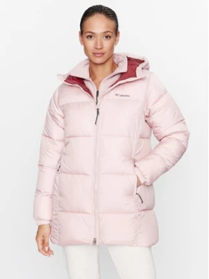Columbia Kurtka puchowa Puffect™ Mid Hooded Jacket Różowy Regular Fit