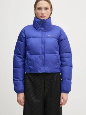 Columbia kurtka Puffect Colorblock damska kolor niebieski zimowa 2088501