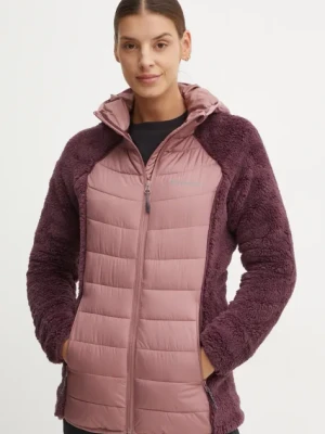 Columbia kurtka sportowa Powder Lite Sherpa Hybrid kolor różowy 2089521