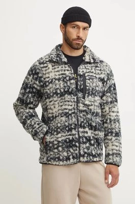 Columbia kurtka Winter Pass Printed Fleece męska kolor beżowy przejściowa oversize 2097841