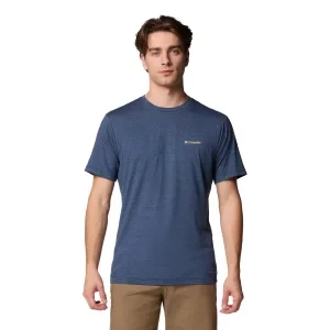 Columbia Kwick Hike Back Graphic SS Tee 2071754464, Męskie, Granatowe, t-shirty, poliester, rozmiar: L