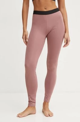 Columbia legginsy funkcyjne Midweight Stretch damskie kolor różowy