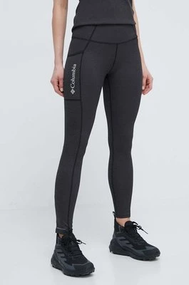 Columbia legginsy sportowe Move damskie kolor szary melanżowe 2072961