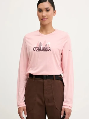 Columbia longsleeve Ruby Springs kolor różowy 2135241