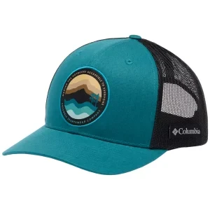 Columbia Mesh Snap Back Hat 1652541364, Męskie, Zielone, czapki z daszkiem, bawełna, rozmiar: One size