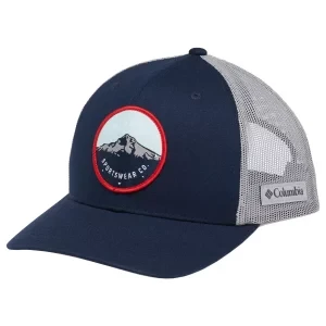 Columbia Mesh Snap Back Hat 1652541477, Męskie, Granatowe, czapki z daszkiem, bawełna, rozmiar: One size