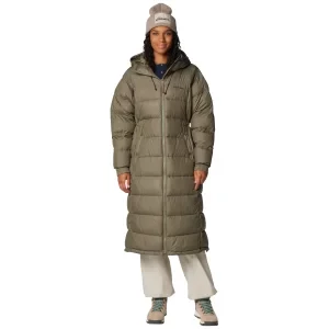 Columbia Pike Lake II Long Jacket 2051351397, Damskie, Zielone, kurtki, poliester, rozmiar: L