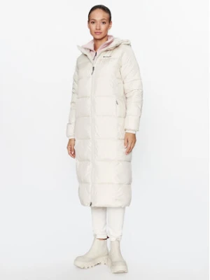 Columbia Płaszcz zimowy Puffect™ Long Jacket Brązowy Regular Fit