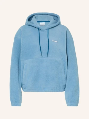 Columbia Polarowa Bluza Z Kapturem Timber Meadow Mtr blau JASNONIEBIESKI