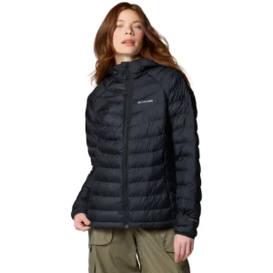 Columbia Powder Lite II Hooded Jacket 2089391010, Damskie, Czarne, kurtki, poliester, rozmiar: XL