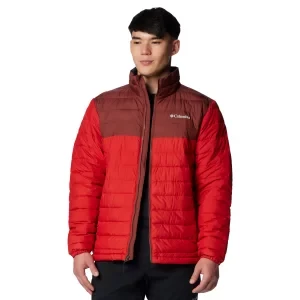 Columbia Powder Lite II Jacket 2086964698, Męskie, Czerwone, kurtki, poliester, rozmiar: L