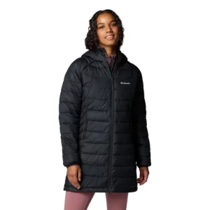 Columbia Powder Lite II Mid Jacket 2089371010, Damskie, Czarne, kurtki, poliester, rozmiar: M