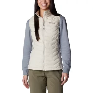 Columbia Powder Pass Vest 1832222278, Damskie, Beżowe, bezrękawniki, nylon, rozmiar: L