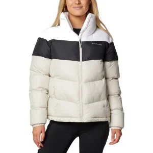 Columbia Puffect II Colorblock Jacket 2088481278, Damskie, Beżowe, kurtki, poliester, rozmiar: L