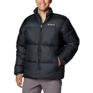 Columbia Puffect III Jacket 2086861010, Męskie, Czarne, kurtki zimowe, poliester, rozmiar: L