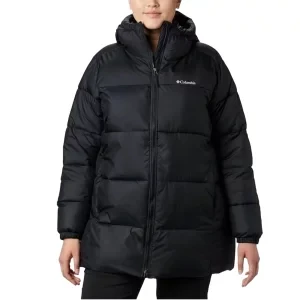 Columbia Puffect Mid Hooded Jacket 1864791010, Damskie, Czarne, kurtki, poliester, rozmiar: L