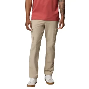 Columbia ROC Tech Cargo Pant 2142141271, Męskie, Beżowe, spodnie, nylon, rozmiar: 30-32