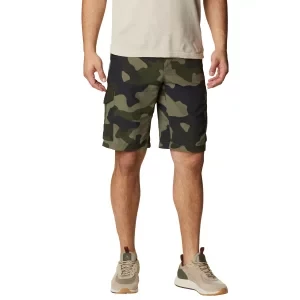 Columbia Silver Ridge Printed Cargo Short 1587033397, Męskie, Zielone, spodenki, nylon, rozmiar: 34