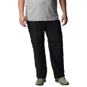 Columbia Silver Ridge Utility Convertible Pant 2037881010, Męskie, Czarne, spodnie, poliester, rozmiar: 32-34