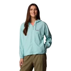 Zdjęcie produktu Columbia Skien Valley Hooded Light Jacket 2124283325, Damskie, Niebieskie, kurtki, poliester, rozmiar: L