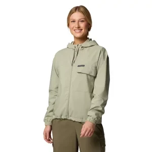 Columbia Skien Valley Hooded Light Jacket 2124283348, Damskie, Zielone, kurtki, poliester, rozmiar: L