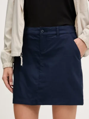 Columbia spódnica sportowa Leslie Falls kolor granatowy mini prosta 2140391
