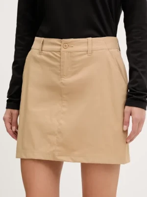 Columbia spódnica sportowa Leslie Falls kolor zielony mini prosta 2140391