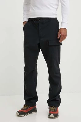 Columbia spodnie męskie kolor czarny proste