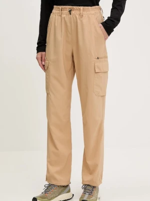 Columbia spodnie outdoorowe Skien Valley kolor beżowy 2119143