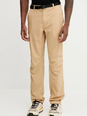 Columbia spodnie outdoorowe Skien Valley kolor beżowy 2123354