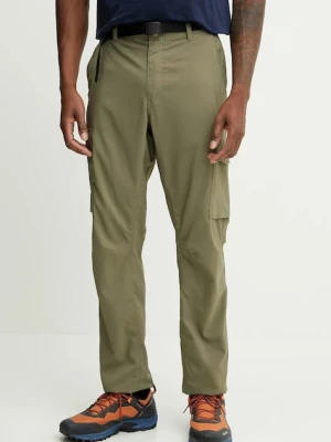 Columbia spodnie outdoorowe Skien Valley kolor zielony 2123354
