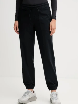Columbia spodnie ROC Ripstop damskie kolor czarny high waist 2135771