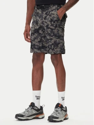 Columbia Szorty sportowe Silver Ridge II Printed Cargo 1587033 Czarny Regular Fit