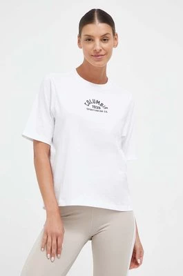 Columbia t-shirt bawełniany North Cascades kolor biały 1992085CHEAPER