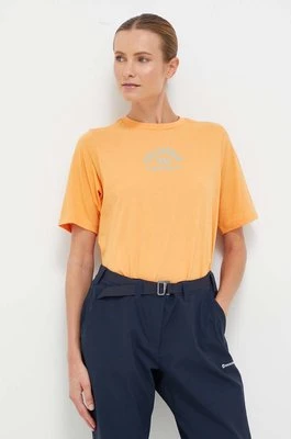 Columbia t-shirt bawełniany North Cascades kolor pomarańczowy 1992085