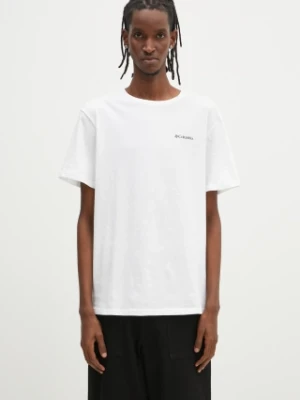 Columbia t-shirt bawełniany North Cascades kolor biały z nadrukiem 1834041
