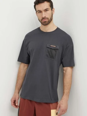 Columbia t-shirt bawełniany Painted Peak szary