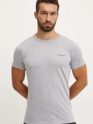 Columbia t-shirt bawełniany Rapid Ridge kolor szary z nadrukiem 1934824