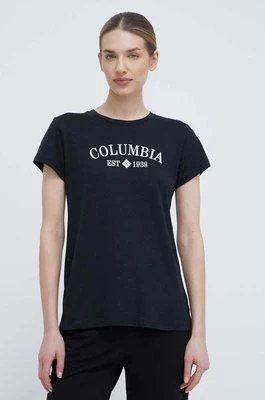 Columbia t-shirt Trek damski kolor czarny 1992134