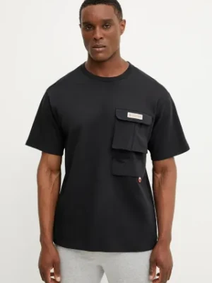 Columbia t-shirt Cove Beach męski kolor czarny z aplikacją 2126091