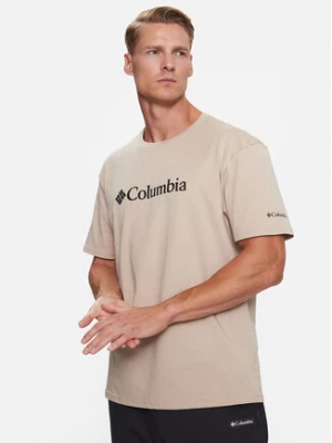 Columbia T-Shirt CSC Basic Logo™ Short Sleeve Brązowy Regular Fit